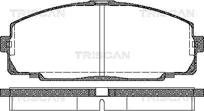 TRISCAN Fékbetét, mind 811013016_TRIS