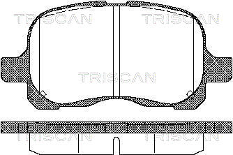 TRISCAN Fékbetét, mind 811013020_TRIS