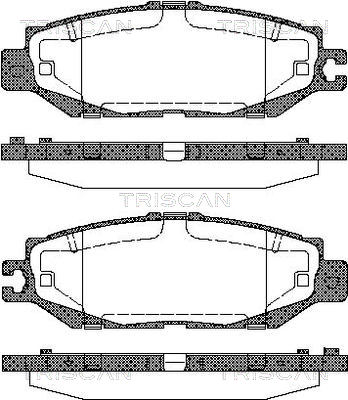 TRISCAN Fékbetét, mind 811013037_TRIS