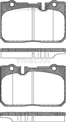 TRISCAN Fékbetét, mind 811013038_TRIS