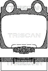 TRISCAN Fékbetét, mind 811013042_TRIS