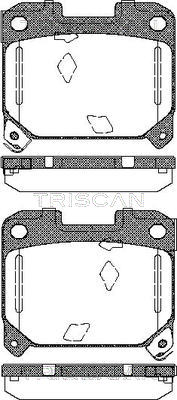 TRISCAN Fékbetét, mind 811013051_TRIS