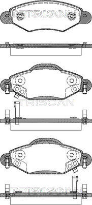 TRISCAN Első fékbetét 811013059_TRIS
