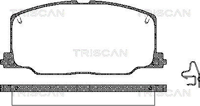 TRISCAN Első fékbetét 811013879_TRIS