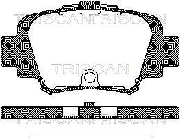 TRISCAN Fékbetét, mind 811014002_TRIS