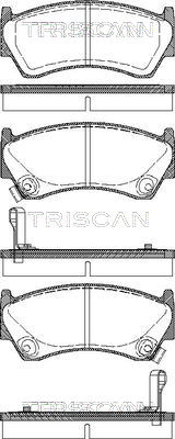 TRISCAN Első fékbetét 811014005_TRIS