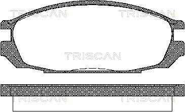 TRISCAN Fékbetét, mind 811014010_TRIS