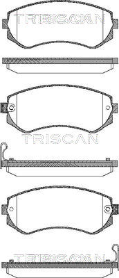 TRISCAN 811014014_TRIS Fékbetét, mind