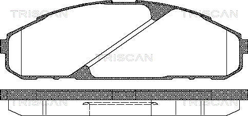 TRISCAN Első fékbetét 811014040_TRIS