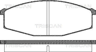 TRISCAN Első fékbetét 811014127_TRIS