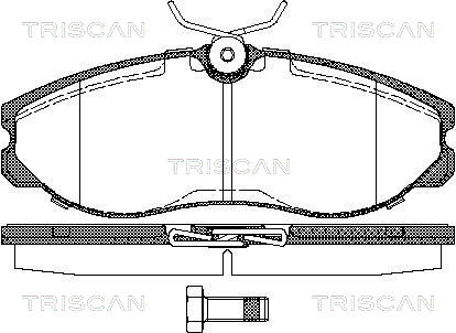 TRISCAN Első fékbetét 811014174_TRIS