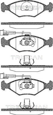 TRISCAN Fékbetét, mind 811015011_TRIS