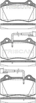 TRISCAN Fékbetét, mind 811015023_TRIS