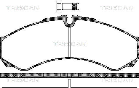 TRISCAN Fékbetét, mind 811015028_TRIS