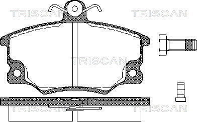 TRISCAN Első fékbetét 811015508_TRIS