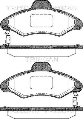 TRISCAN Fékbetét, mind 811016003_TRIS