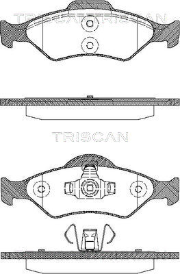 TRISCAN Első fékbetét 811016014_TRIS