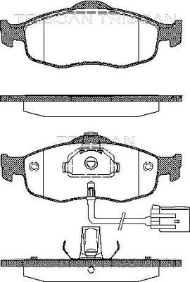 TRISCAN Első fékbetét 811016160_TRIS