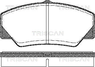 TRISCAN Fékbetét, mind 811016844_TRIS