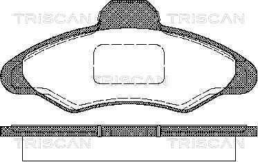 TRISCAN Első fékbetét 811016950_TRIS