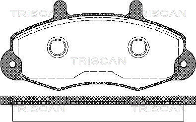 TRISCAN Fékbetét, mind 811016969_TRIS