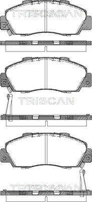 TRISCAN Első fékbetét 811017009_TRIS