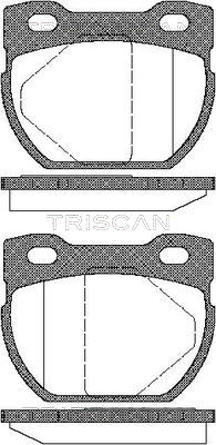 TRISCAN Fékbetét, mind 811017013_TRIS