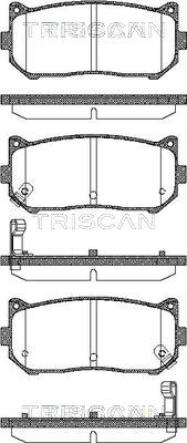 TRISCAN Fékbetét, mind 811018003_TRIS