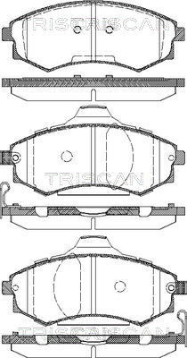 TRISCAN Fékbetét, mind 811018012_TRIS