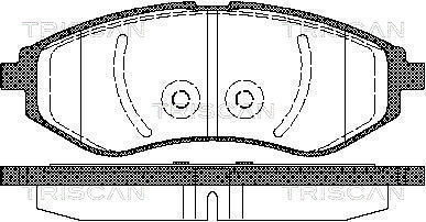 TRISCAN Első fékbetét 811021005_TRIS