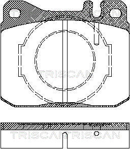 TRISCAN Első fékbetét 811023238_TRIS