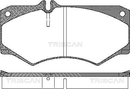 TRISCAN Első fékbetét 811023774_TRIS