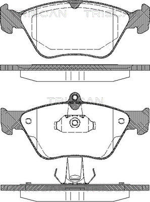TRISCAN Első fékbetét 811024001_TRIS