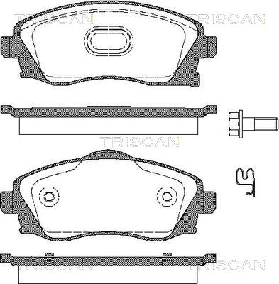 TRISCAN Első fékbetét 811024018_TRIS