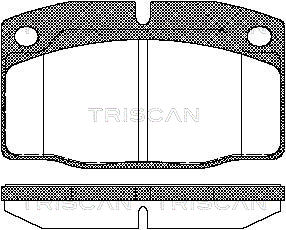 TRISCAN Első fékbetét 811024234_TRIS