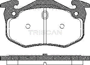 TRISCAN Fékbetét, mind 811025018_TRIS