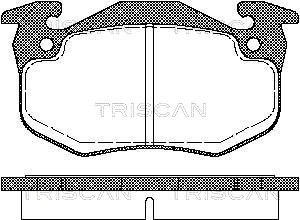 TRISCAN Fékbetét, mind 811025177_TRIS