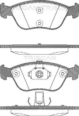 TRISCAN Első fékbetét 811027009_TRIS