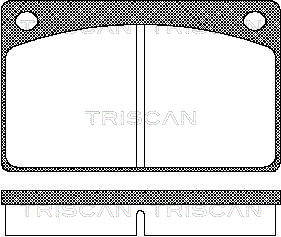 TRISCAN Fékbetét, mind 811027602_TRIS