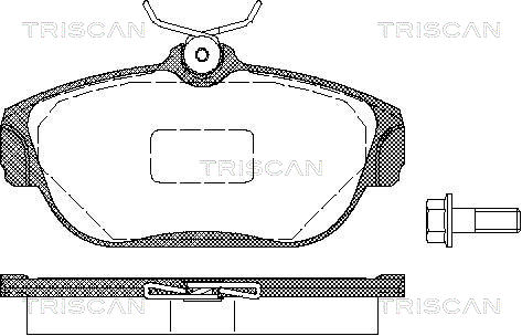 TRISCAN Fékbetét, mind 811027963_TRIS