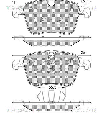 TRISCAN Első fékbetét 811028063_TRIS