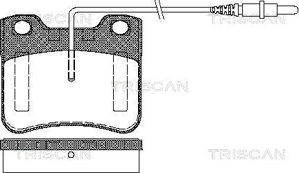 TRISCAN Fékbetét, mind 811028958_TRIS