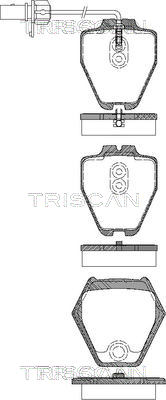 TRISCAN Első fékbetét 811029045_TRIS