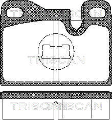 TRISCAN Fékbetét, mind 811029158_TRIS