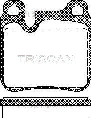 TRISCAN Fékbetét, mind 811029161_TRIS