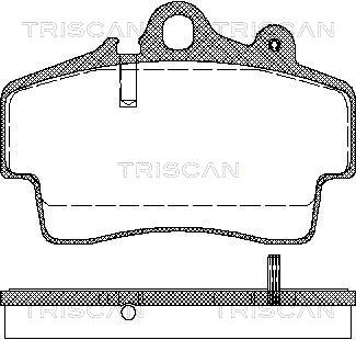 TRISCAN Első fékbetét 811029162_TRIS