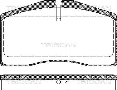 TRISCAN Fékbetét, mind 811029164_TRIS