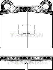 TRISCAN Első fékbetét 811029214_TRIS