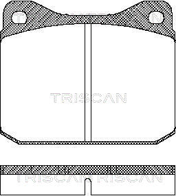 TRISCAN Fékbetét, mind 811029788_TRIS