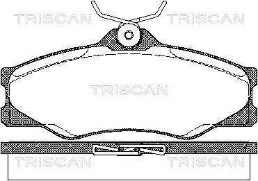 TRISCAN Első fékbetét 811029845_TRIS